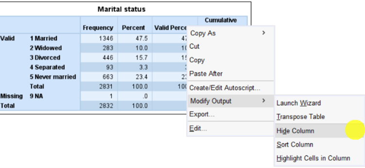 Modify Outputs